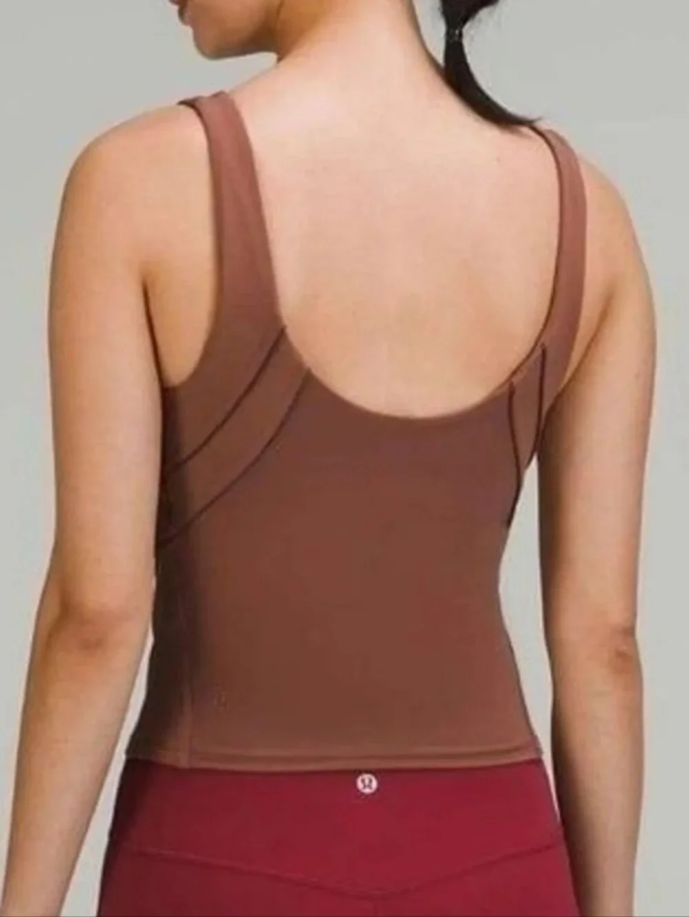 Lululemon Nulu and Mesh-Back Shelf-Bra Yoga Tank Top 10